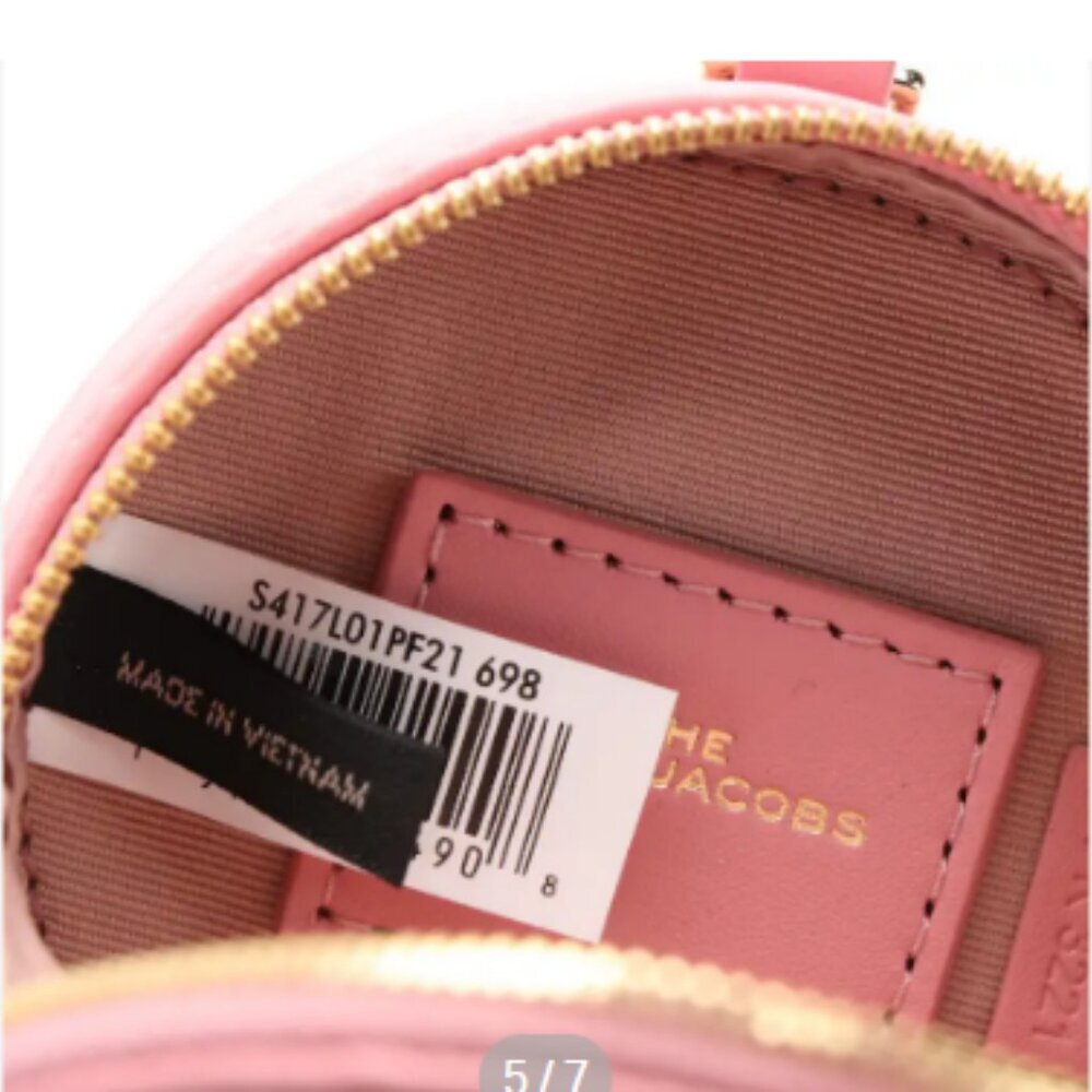 Marc Jacobs Pink Key Chain Coin Purse - Picture 6 of 7